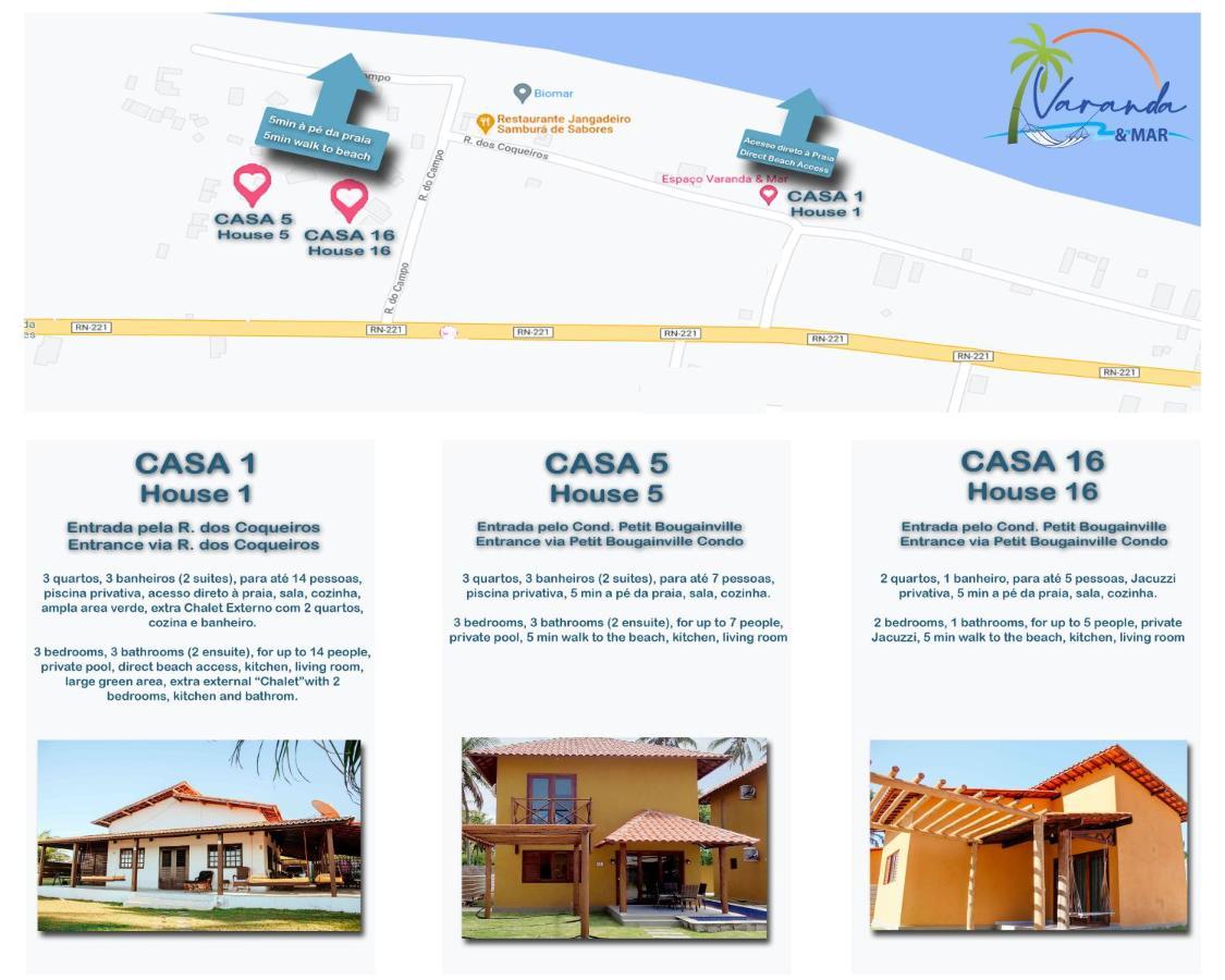 Espaco Varanda E Mar Beach Houses São Miguel do Gostoso Extérieur photo